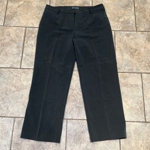 Covington Vanessa pants, dark grey pinstripe, size 14 GUC!